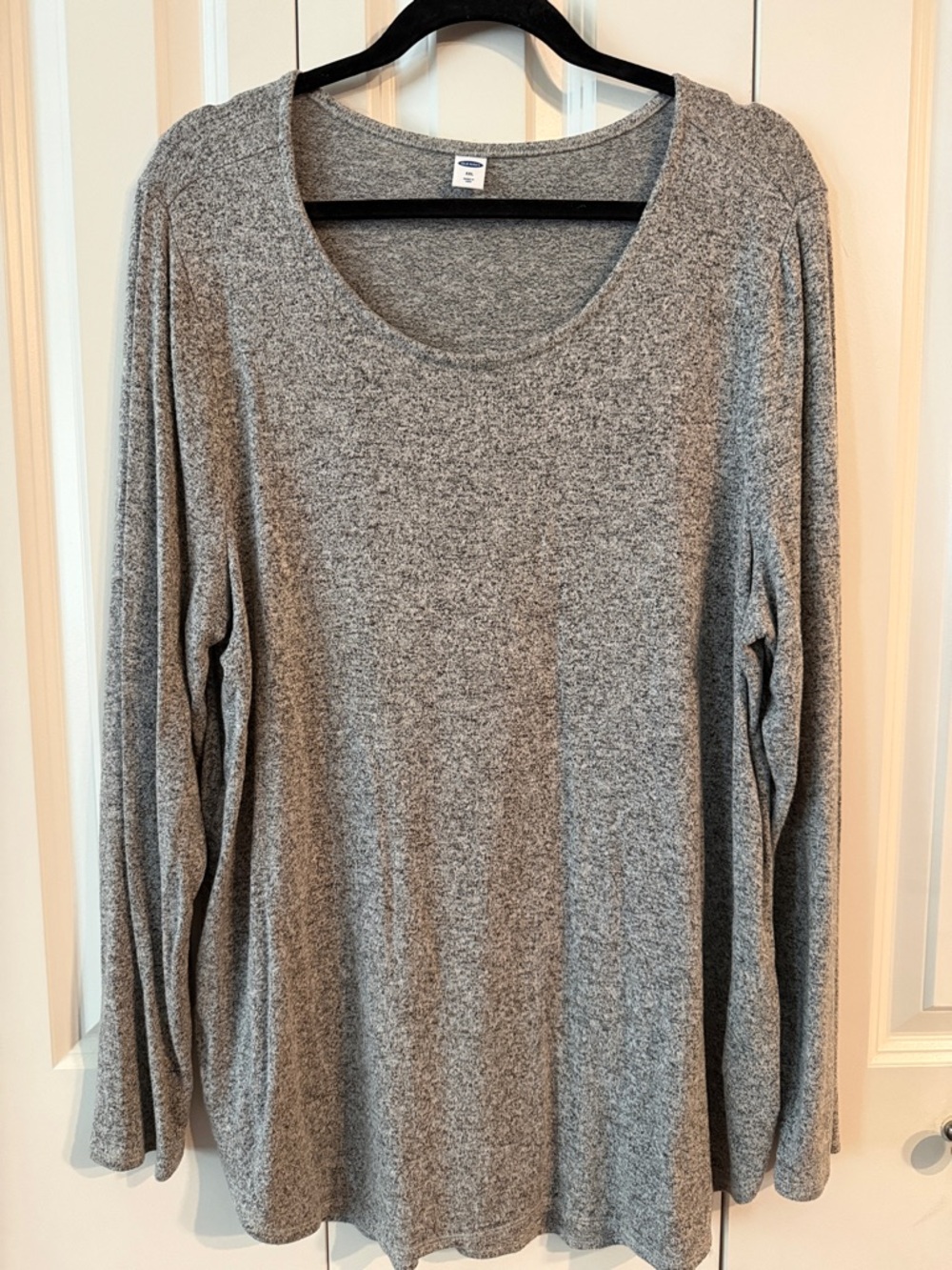 Old Navy Gray Marled Crewneck Sweater